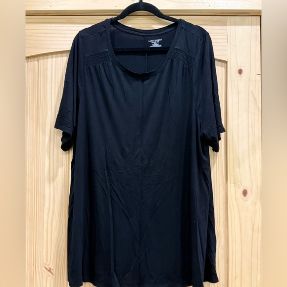 Lane Bryant Tops - Two Lane Bryant Black & Navy Swing Tee